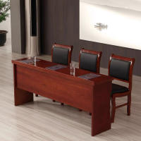 培训桌木皮条桌长条办公桌鸠兹国景WHJ-PXZ03