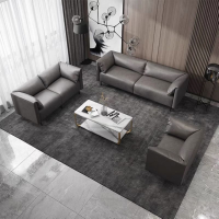 鸠兹国景WHJ-SF03酒店沙发皮质办公沙发