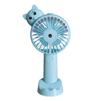卡通纳米喷雾补水充电风扇 颜色随机