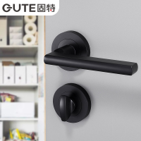 固特GUTE 隐形门锁单面锁暗锁室内卧室背景墙隐藏门锁(适合门厚35-55mm)