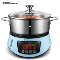 荣事达(Royalstar)多功能电蒸锅蒸汽火锅3升容量家用海鲜桑拿火锅不锈钢蒸汽锅单层支持ZG15A1
