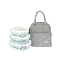 格琳阔(GREENCALL)高雅灰手提包套装 1200ml+830ml+550ML SY-13