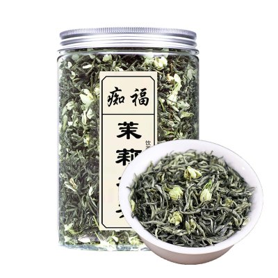 痴福新茶茉莉花茶高山浓香型横县茉莉花散装罐装1罐125克