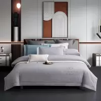 华人情思 全棉磨毛绣花四件套 220*240cm BS6063/套