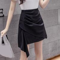 苏芈不规则半身裙女2021春季新款时尚包臀a字裙显瘦百搭高腰短裙子潮