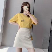 苏芈高腰a字半身裙女2021春夏季新款ins潮时尚百搭小个子显瘦短裙子