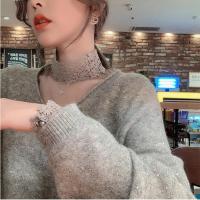 苏芈蕾丝打底衫仙女装早秋装2020年新款内搭时尚洋气小衫网纱上衣