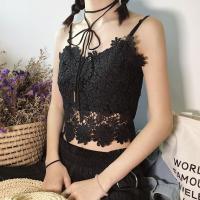 苏芈小背心性感修身蕾丝吊带裹胸打底衫抹胸上衣镂空短款外穿内搭女潮