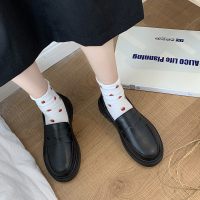 小皮鞋女英伦2021春季新款百搭日系jk制服鞋黑色学院风韩版单鞋子