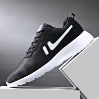 男鞋夏季透气网面运动跑步潮鞋薄款镂空轻便休闲网鞋新款旅游鞋子