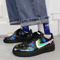 2021新款春季男鞋潮流百搭男士休闲皮鞋青少年板鞋男生运动潮鞋