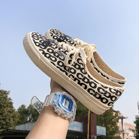 ins帆布鞋男女情侣字母鞋男生布鞋韩版ulzzang百搭学生潮流板鞋秋