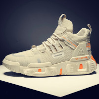 高帮男鞋2021夏季新款网红韩版潮流百搭运动休闲跑步老爹ins潮鞋