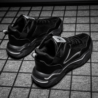 2021新款春季黑色老爹鞋男鞋韩版ulzzang运动鞋男士休闲板鞋夏季