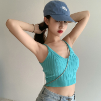 小吊带背心女夏季修身紧身内搭打底衫韩版性感无袖短款外穿上衣潮