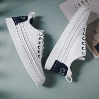 男鞋冬季潮流百搭青少年板鞋懒人一脚蹬小白休闲皮鞋潮鞋