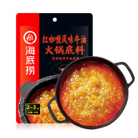 海底捞红咖喱风味牛油火锅底料150g