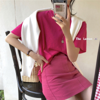 苏芈色系好看的tee基础百搭圆领宽松纯色短袖T恤上衣春夏季女