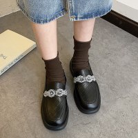 苏芈小皮鞋日系女2021年春季新款漆皮韩版百搭复古软妹漆皮制服单鞋