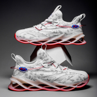 苏芈刀峰男鞋春季透气2021新款网面薄款潮流战士运动跑步鞋子百搭潮鞋