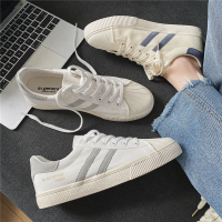 苏芈男鞋子潮鞋2021年新款帆布鞋男低帮百搭贝壳板鞋男生休闲小白鞋男