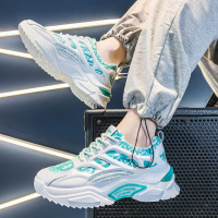 苏芈2021新款夏季男鞋韩版潮流青少年运动休闲小白板鞋透气老爹潮鞋子