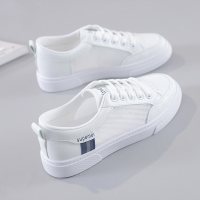 苏芈小白鞋子女平底百搭2021夏季新款单网面透气薄款镂空网鞋网面板鞋