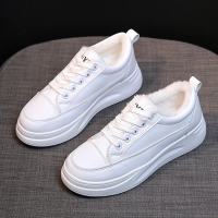 苏芈2021冬季新款加绒运动潮鞋女韩版棉鞋跑步百搭休闲老爹ins潮板鞋