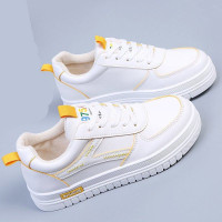 苏芈秋冬季加绒小白鞋女2021新款百搭厚底平底板鞋学生保暖棉鞋冬鞋