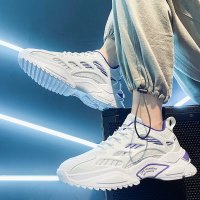 苏芈春季男鞋2022新款男士运动百搭休闲小白增高网红火老爹ins潮鞋