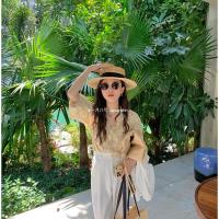 枫述奔赴春天 黄色碎花 百搭显瘦 衬衫0.15KG