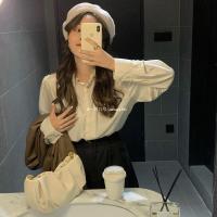 枫述古典爱德华系列 花边天丝棉 百搭显瘦 衬衫0.1KG