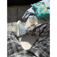 枫述一如既往的爱格纹 复古格调 百搭显瘦 休闲裤0.25KG