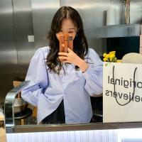 枫述设计感 立领泡泡袖 百搭显瘦 衬衫0.2KG