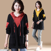 枫述卫衣女潮ins宽松韩版2020年春季新款大码女装胖MM时尚中长款上衣