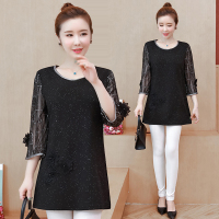 枫述欧美大码女装春装胖mm设计感上衣遮肚T恤2021新款时尚小衫女洋气