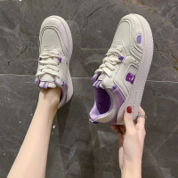 小熊小白鞋女百搭2021新款春季运动鞋网红鞋子潮鞋ins板鞋老爹鞋