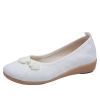 妙江南民族风女鞋老北京布鞋女绣花鞋汉服舞蹈妈妈鞋单鞋复古鞋子