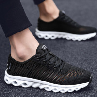 春季潮流男鞋百搭运动休闲网鞋男士薄款网面潮鞋镂空网眼透气鞋子
