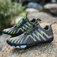 春季新款男士室内运动健身跑步鞋防滑户外钓鱼游泳涉水溯溪五指鞋