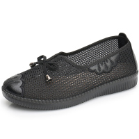 枫述夏季老北京布鞋女网鞋奶奶鞋平底透气中老年人单鞋妈妈老太太鞋子