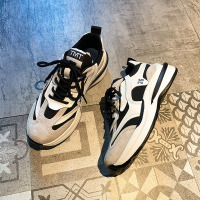 枫述槿岸运动鞋女2021年秋新款系带厚底网红时尚百搭ins潮休闲跑步鞋