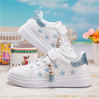 枫述桔宿女童运动鞋春秋季儿童小白鞋中大童软底中小学生单鞋公主板鞋