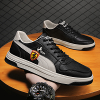 枫述浩壤男鞋2021新款冬季工作休闲皮鞋厨师板鞋厨房上班劳保潮鞋