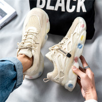 枫述浩壤男鞋2022新款潮流春季运动休闲跑步老爹ins青少年爆米花增高潮鞋