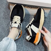 枫述浩壤男士休闲鞋子复古鞋男冬季新款中学生跑步鞋运动软底男鞋