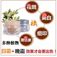 钰润欢颜精华日晚霜红白瓶美嫩白霜提亮肤色去雀斑晒斑美主人