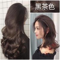 泡泡染发剂2020流行色奶黑茶色纯女植物膏2020新款自己在家染头aifz