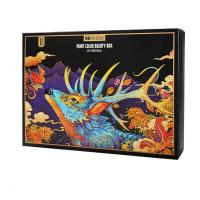 独角兽麋鹿彩妆礼盒七件套装女初学者学生新手全套淡妆礼盒化妆品礼盒(BB霜 口红 定妆粉 眼线) 7件套装礼盒