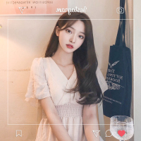 枫述ins超火韩国chic复古风收腰奶油连衣裙超仙少女中长款大摆2021夏